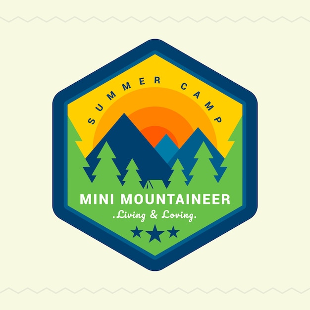 Pack of Summer Camp Badge