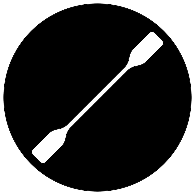 Paddle icon vector