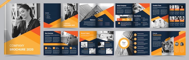 Pages business brochure template