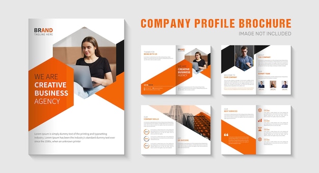 Pages company profile brochure template