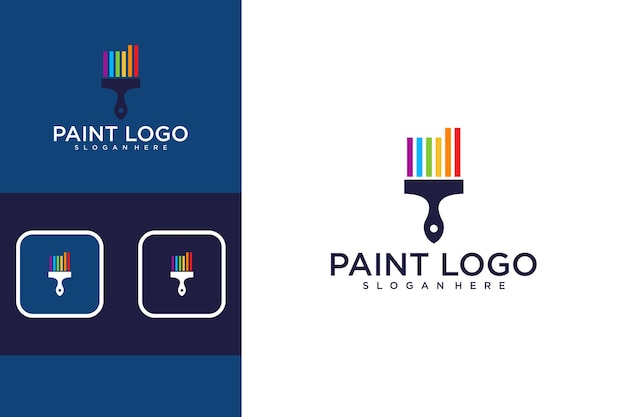 paint colorful logo design