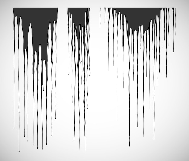 Vector paint drip liquid flow background