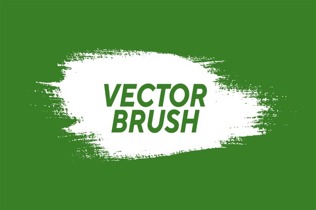 Vector paint ink brush stroke and texture grunge vector element