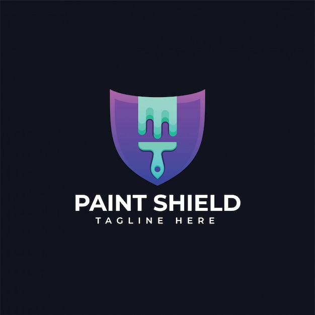 Paint shield template