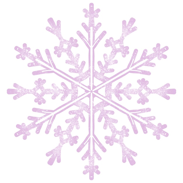 paint snowflakes illustration sign of winter cold weather symbol of unique beauty Hand painted