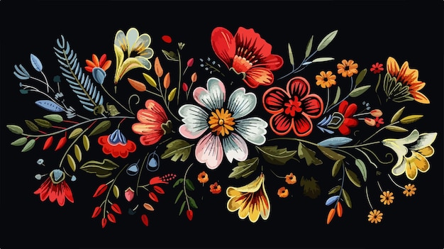 a painting of flowers from the collection by person