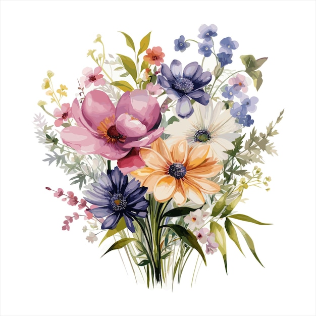 a painting of flowers from the garden of flowers