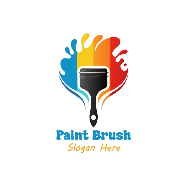 Painting Services Logo Vector Template