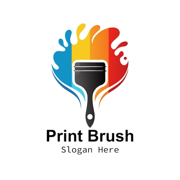 Painting Services Logo Vector Template