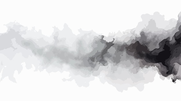 Vector a painting of smoke and smoke with a black background