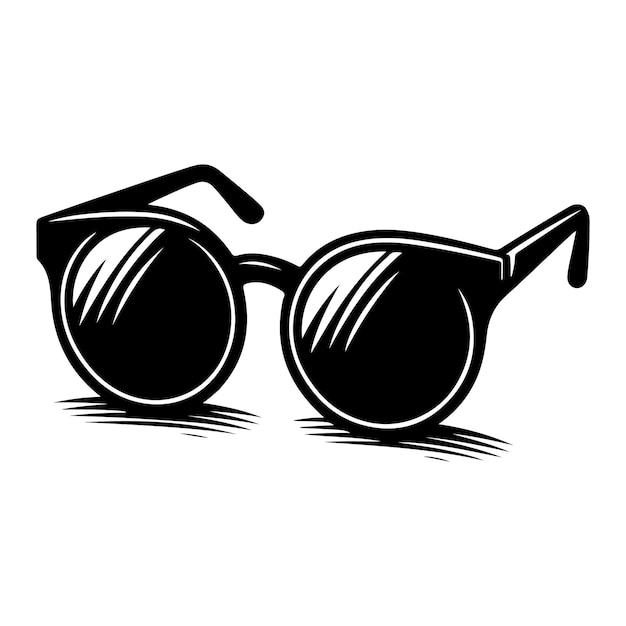 a pair of sunglasses with a lens cap on it