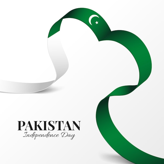 Pakistan Independence Day Ribbon