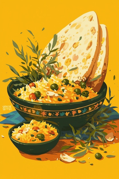 Palestinian Maqluba and Upside Down Rice Dish