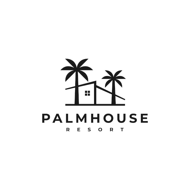 Palm house creative logo design