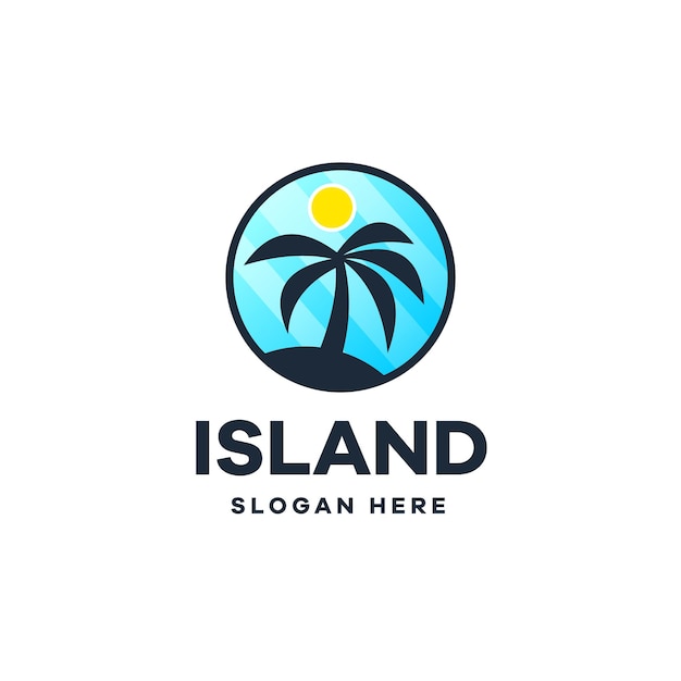 Palm Island Logo Template