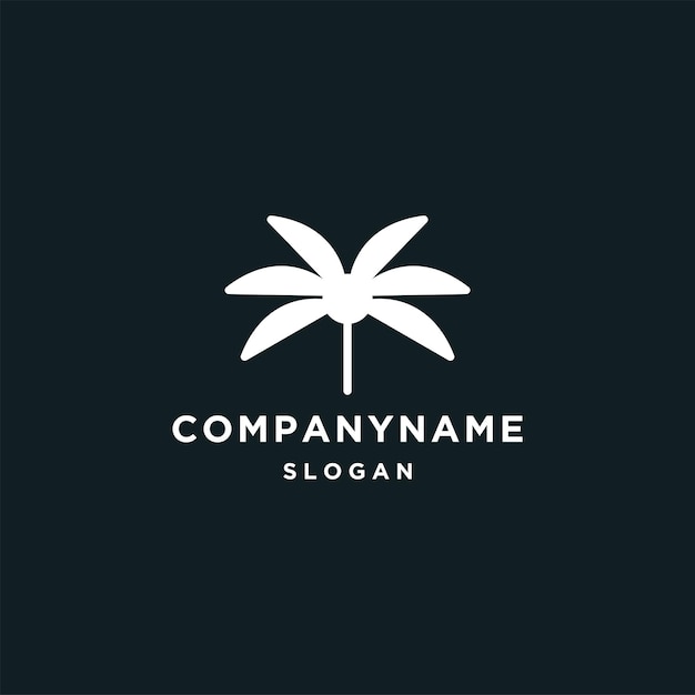 Palm logo icon design template