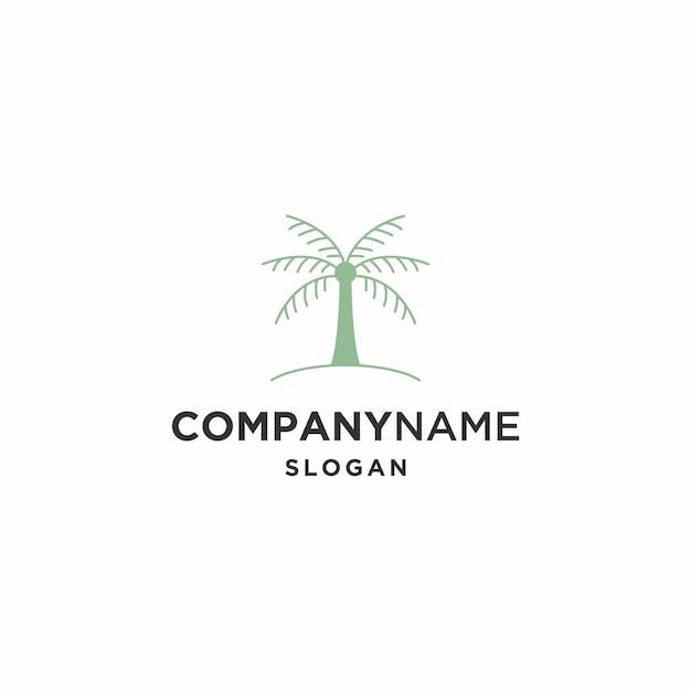 Palm logo icon design template