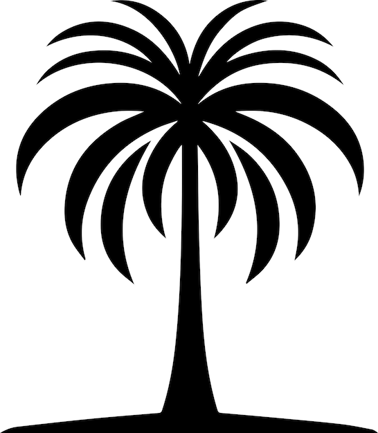 Palm Tree vector logo silhouette Palm Icon vector 6