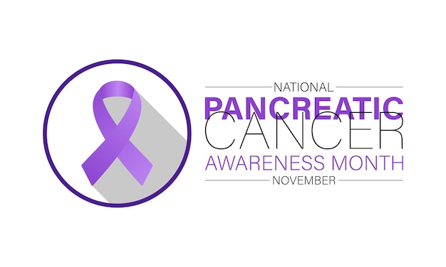 Pancreatic Cancer awareness month is observed every year in November Background banner card post