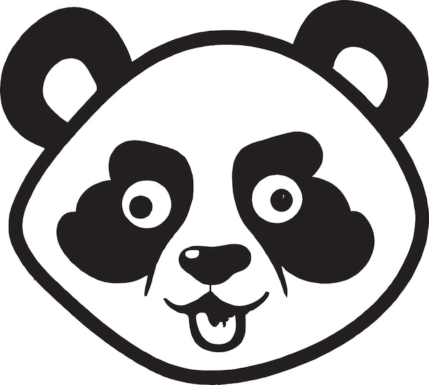 Panda Bear Mascot Vector Logo Design for Sports or Team Brands