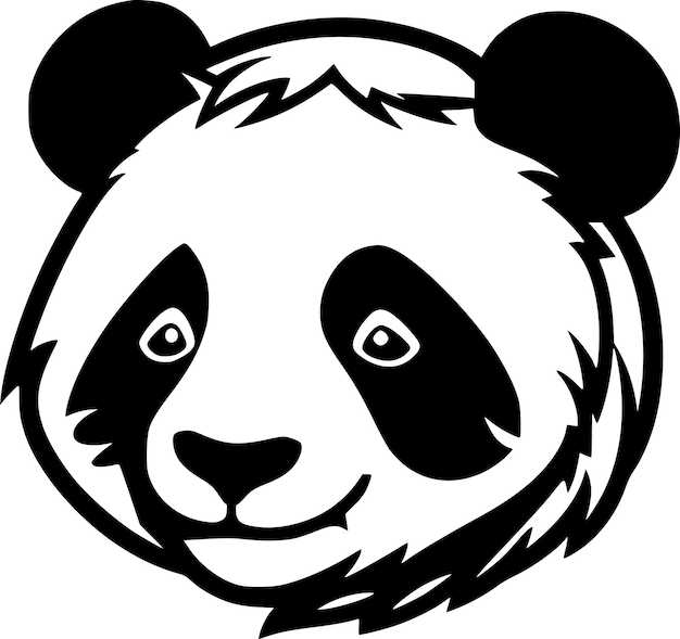 Panda High Quality Vector Logo Vector illustration ideal for Tshirt graphic