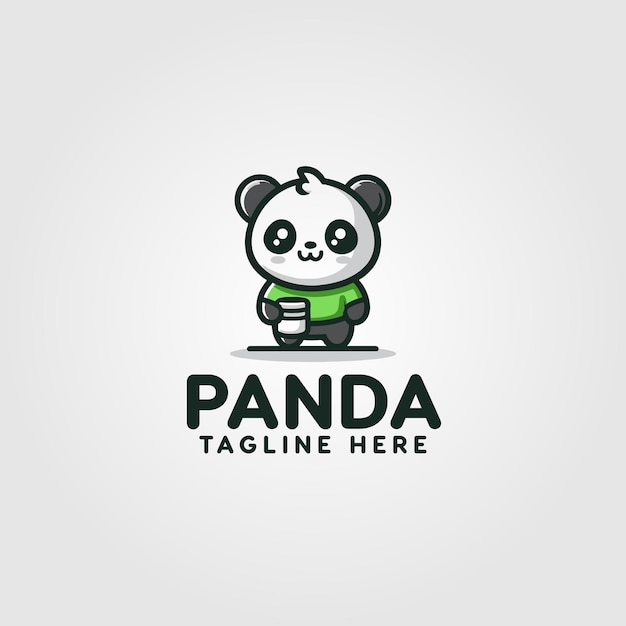 Vector panda logo