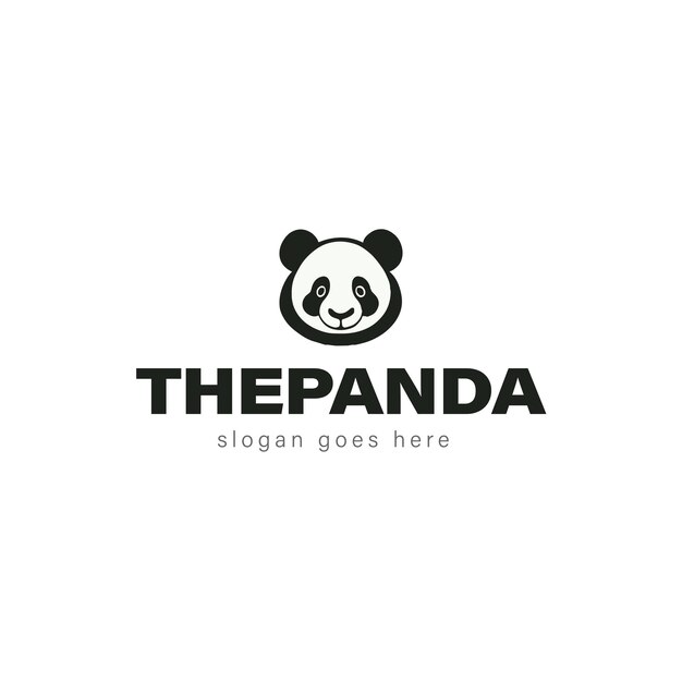 Panda Vector Logo Design