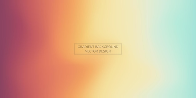 Panoramic web template multicolor gradient background stylish design element Vector