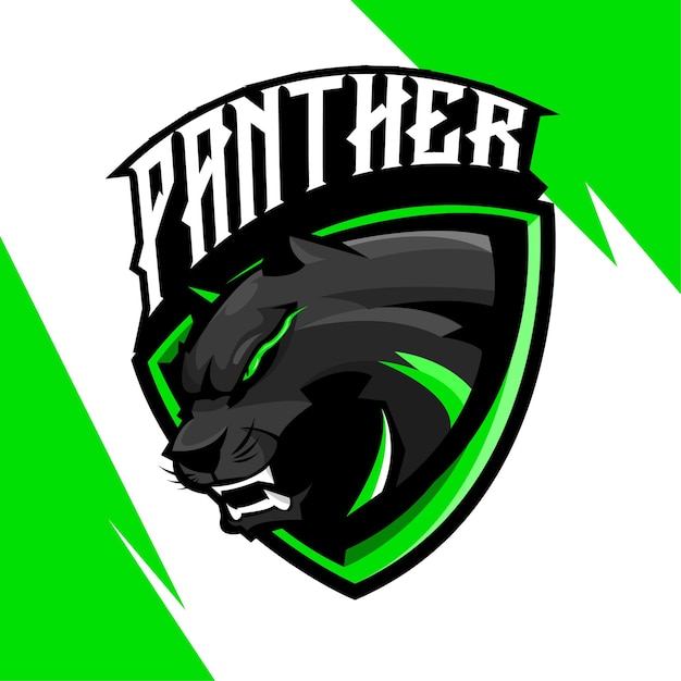 PANTHER ESPORT MASCOT LOGO VECTOR ILLUSTRATION