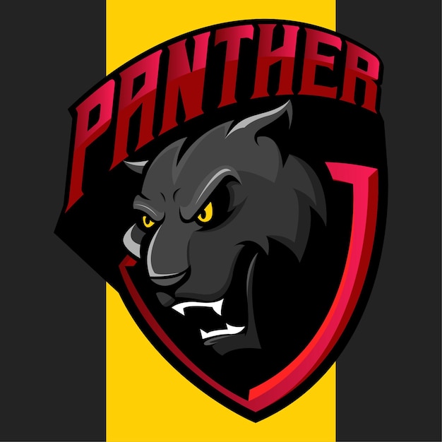 PANTHER ESPORT MASCOT LOGO VECTOR