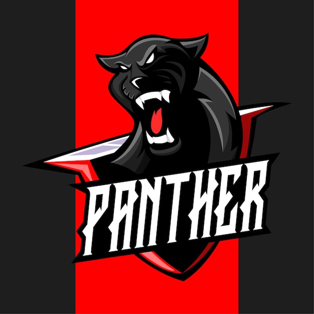 PANTHER ESPORT MASCOT LOGO VECTOR