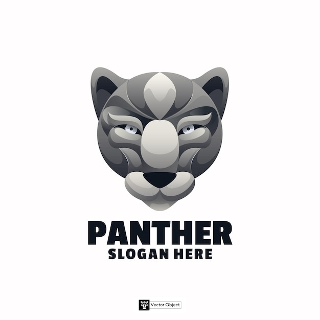 Vector panther mascot logo