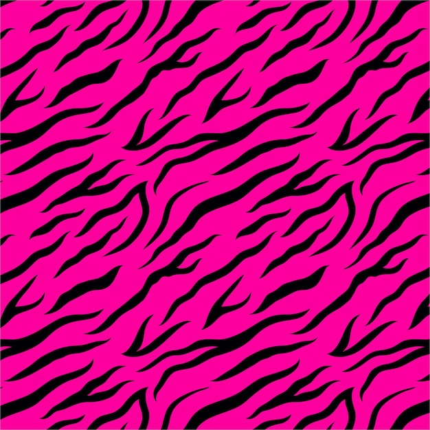 Panther tiger pink pattern seamless texture