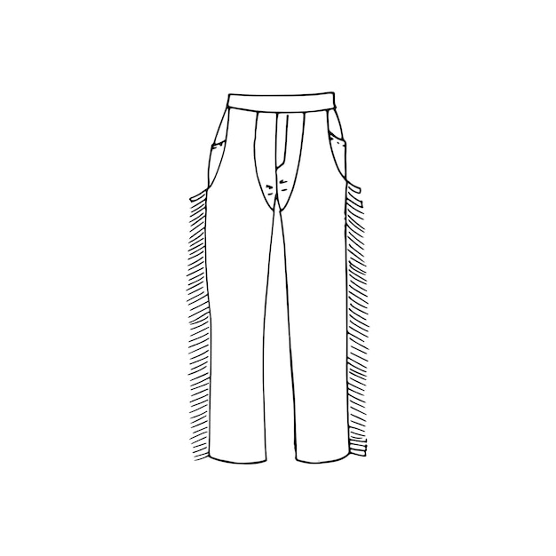 Pants Handdrawn adult mens western cowboy fancy dress costume Wild West vintage element