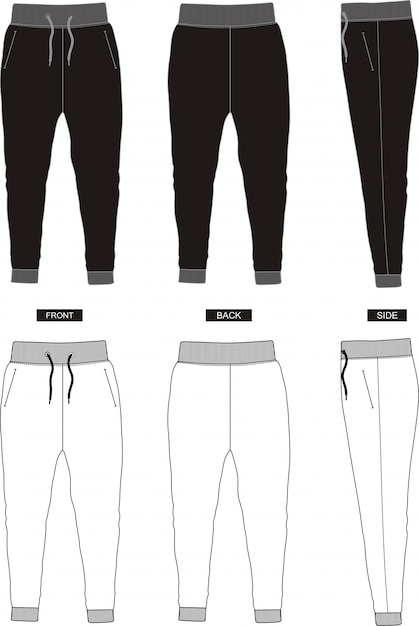 pants template