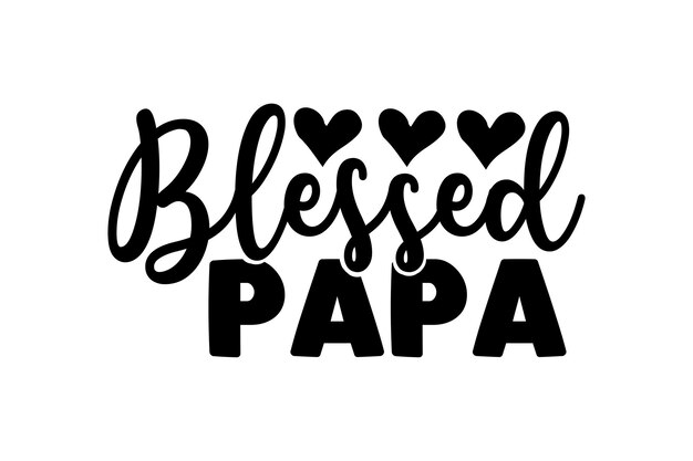 Vector papa svg design svg bundle