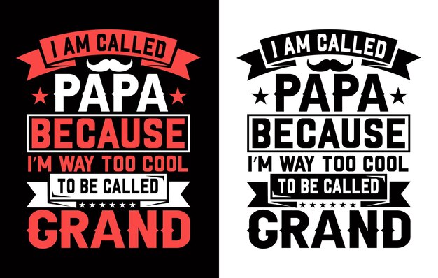 Vector papa t-shirt design bundle.