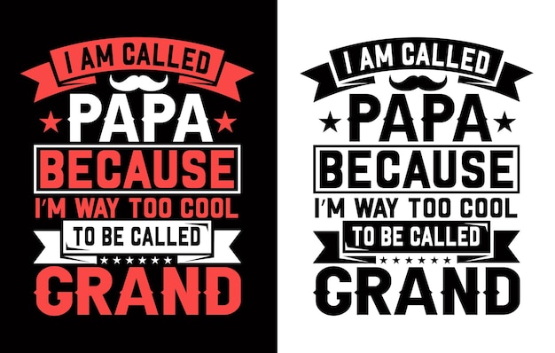 Vector papa t-shirt design bundle.