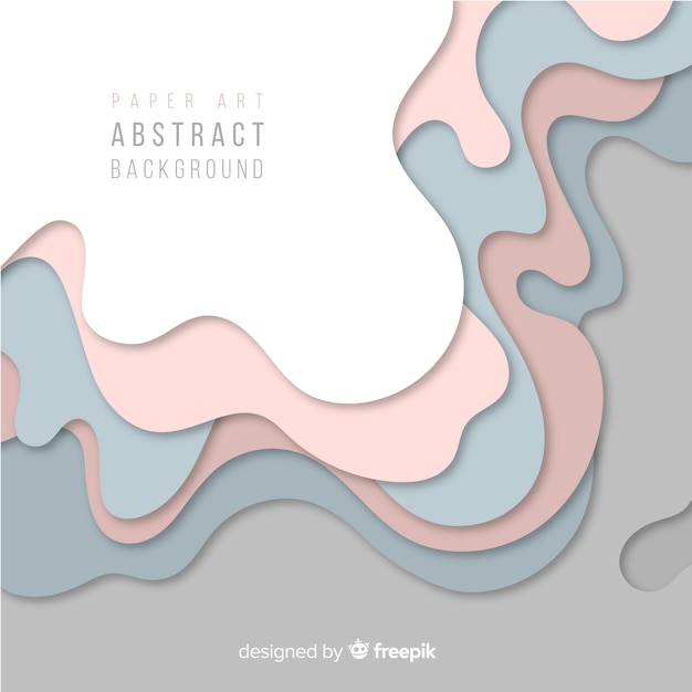 Paper art abstract background