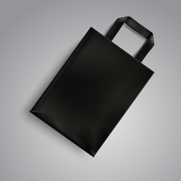 Vector paper bag mockup