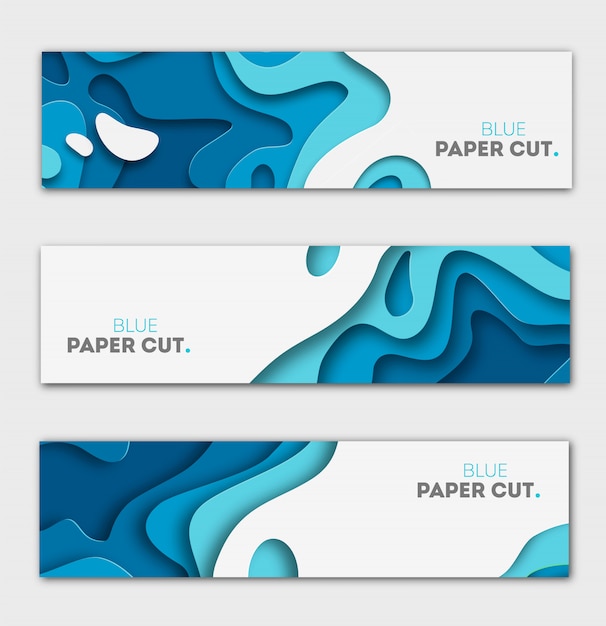 Paper cut design concept for backgrounds