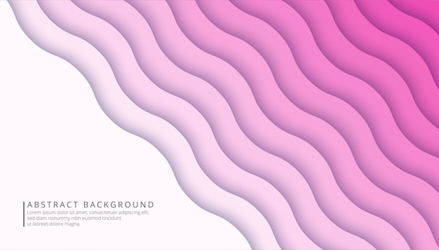 Paper gradient wave background