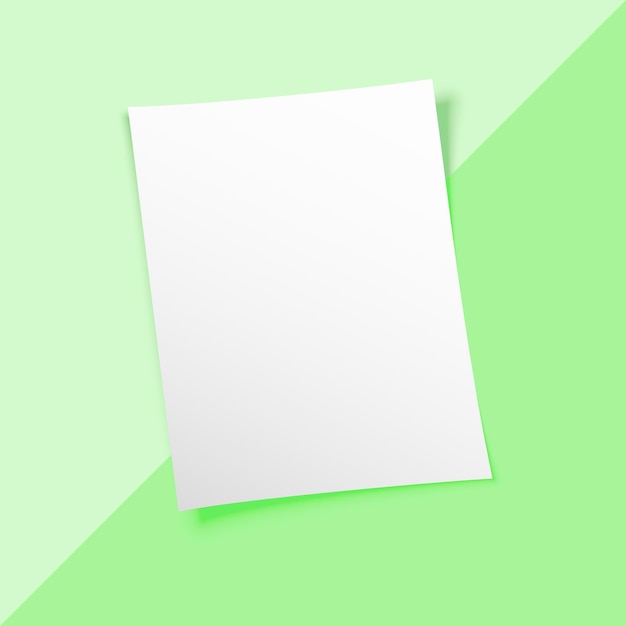 Vector paper mockup