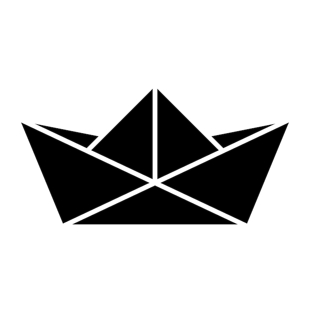 Paper ship icon