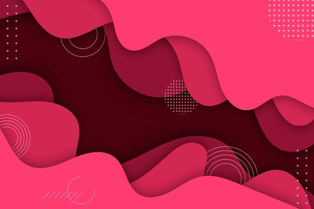 Paper style wavy background