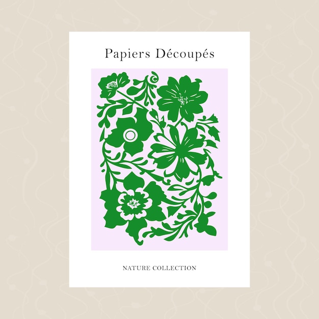 Papiers Decoupes Botanical Cut Outs Paper Nature Printable Art Poster