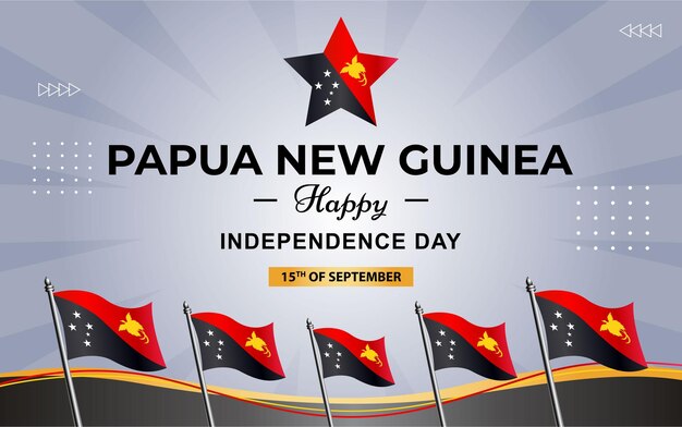 Papua New Guinea Poster for Independence Day