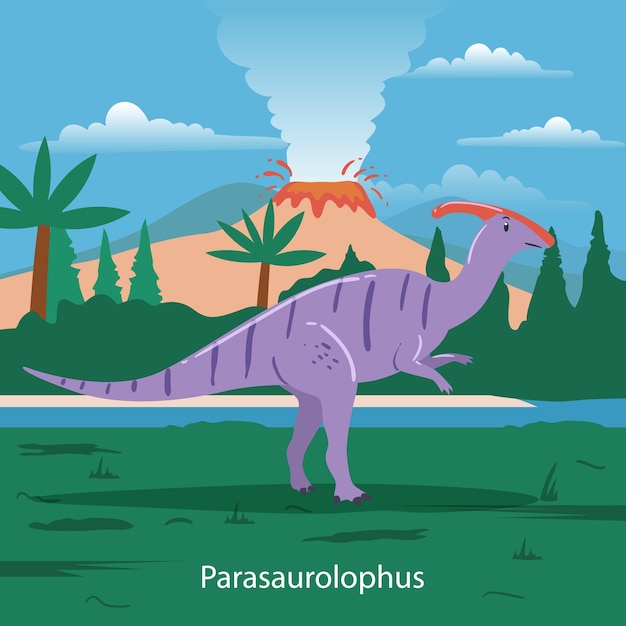 Parasaurolophus Prehistoric animal