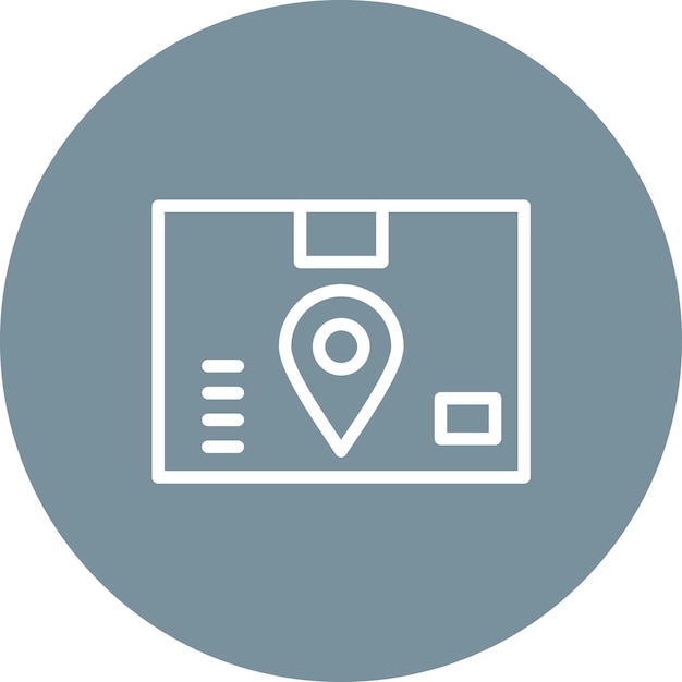 Parcel Tracking vector icon illustration of Delivery and Logistics iconset