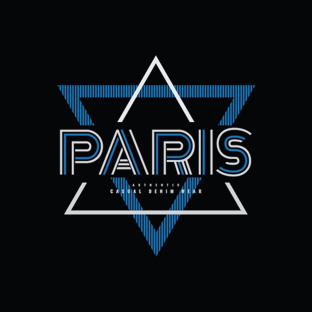 Paris tshirt and apparel design